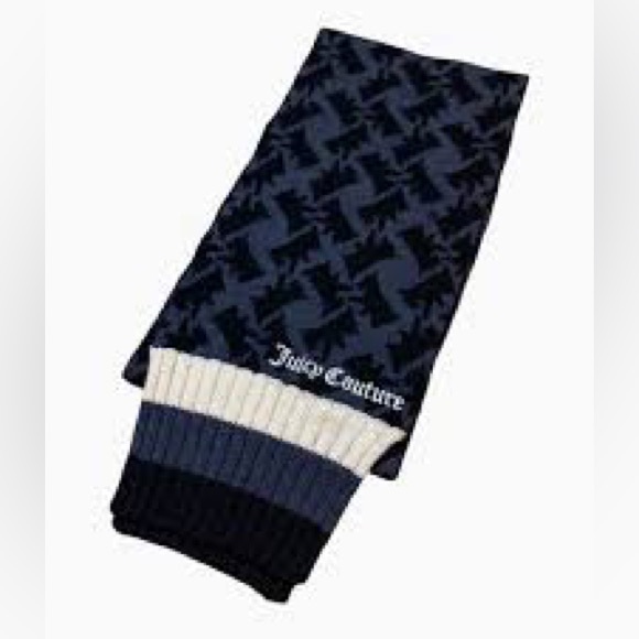Juicy Couture Scotty Print Scarf - Y2K - Picture 10 of 11